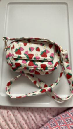 Strawberry Crossbody Skinny Dip Purse