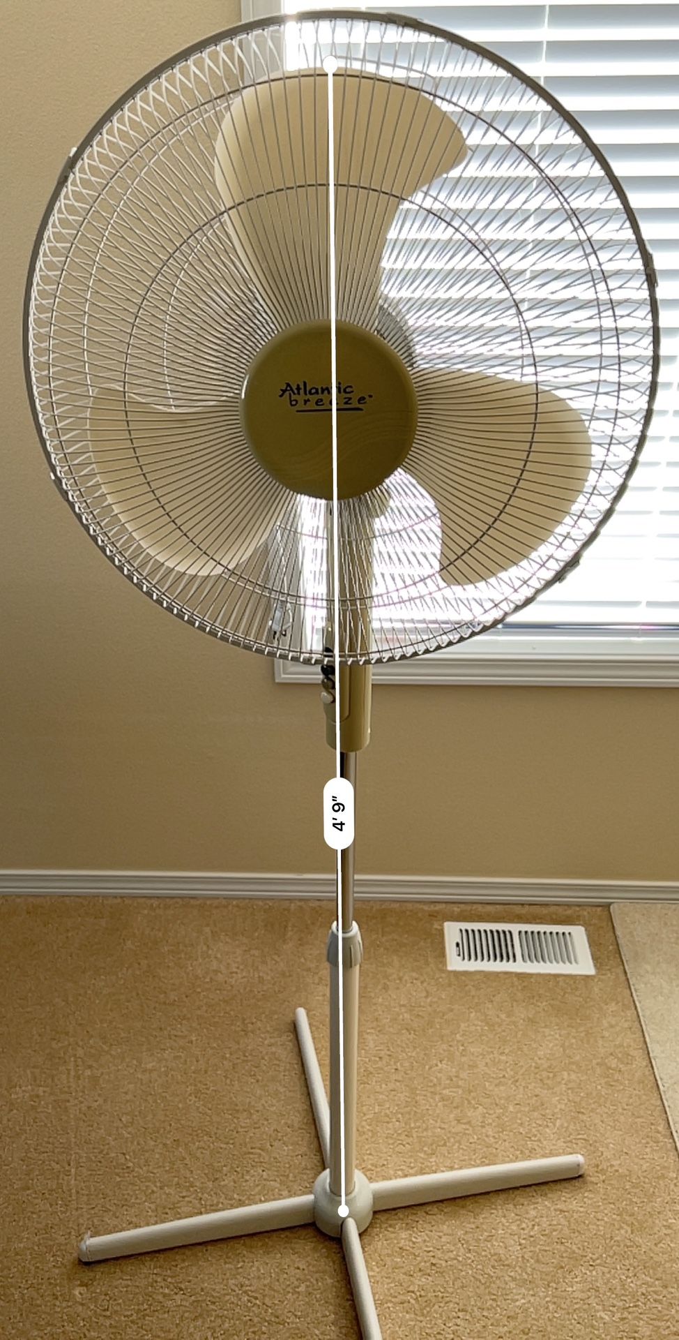 Atlantic Breeze Oscillating Floor Fan