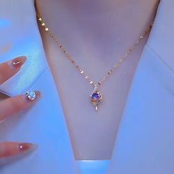Authentic Vietnamese sand gold ocean heart necklace