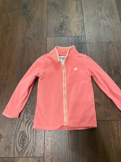 Girls peach pink sweater by Osh Kosh size 4 #6