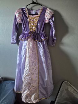 Rapunzel Princess Costume Dress Girls