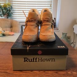 Women New Ruff Hewn Boots (tan/leather)