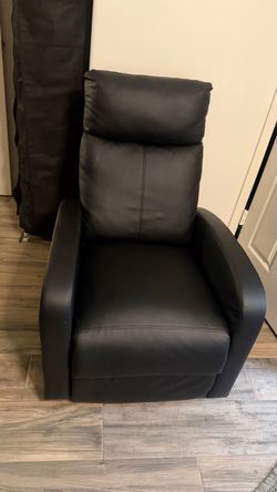 Black recliner