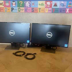Dell Dual Monitors 27” Model SE2717H/HX
