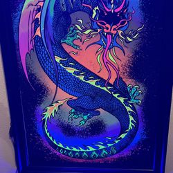 Dragon Blacklight Poster