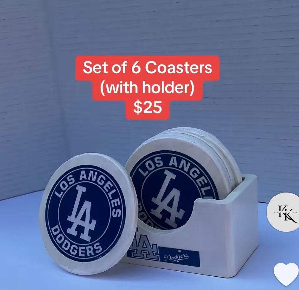 LA Dodger Coasters