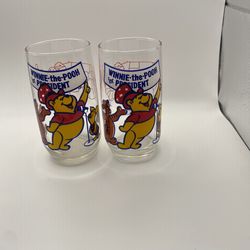 Lot Of 2 Winnie The Pooh For President Glasses