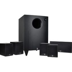 JVC  6 PIECE 5.1 CHANNEL SURROUND SOUND SPEAKERS