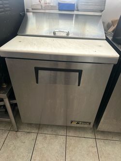 True one door prep fridge