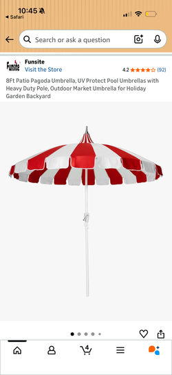 Patio pagoda umbrella