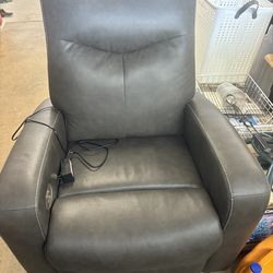Brown Leather Recliner Chair