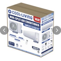 Cool-Living® Single Zone 9,000 BTU Mini-Split Air Conditioner with Heat