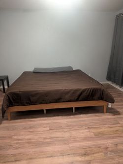 King Bed Frame and Mattress