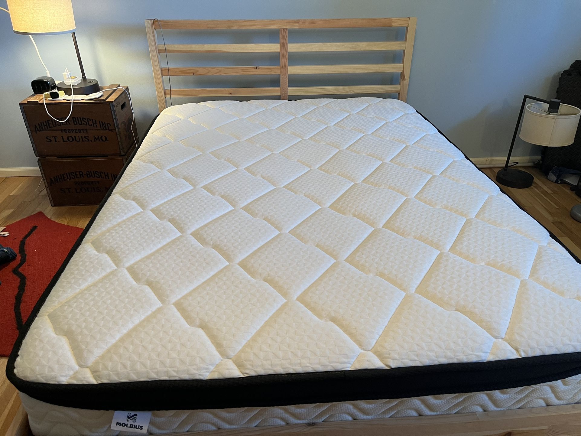 Full mattress And Bed Frame