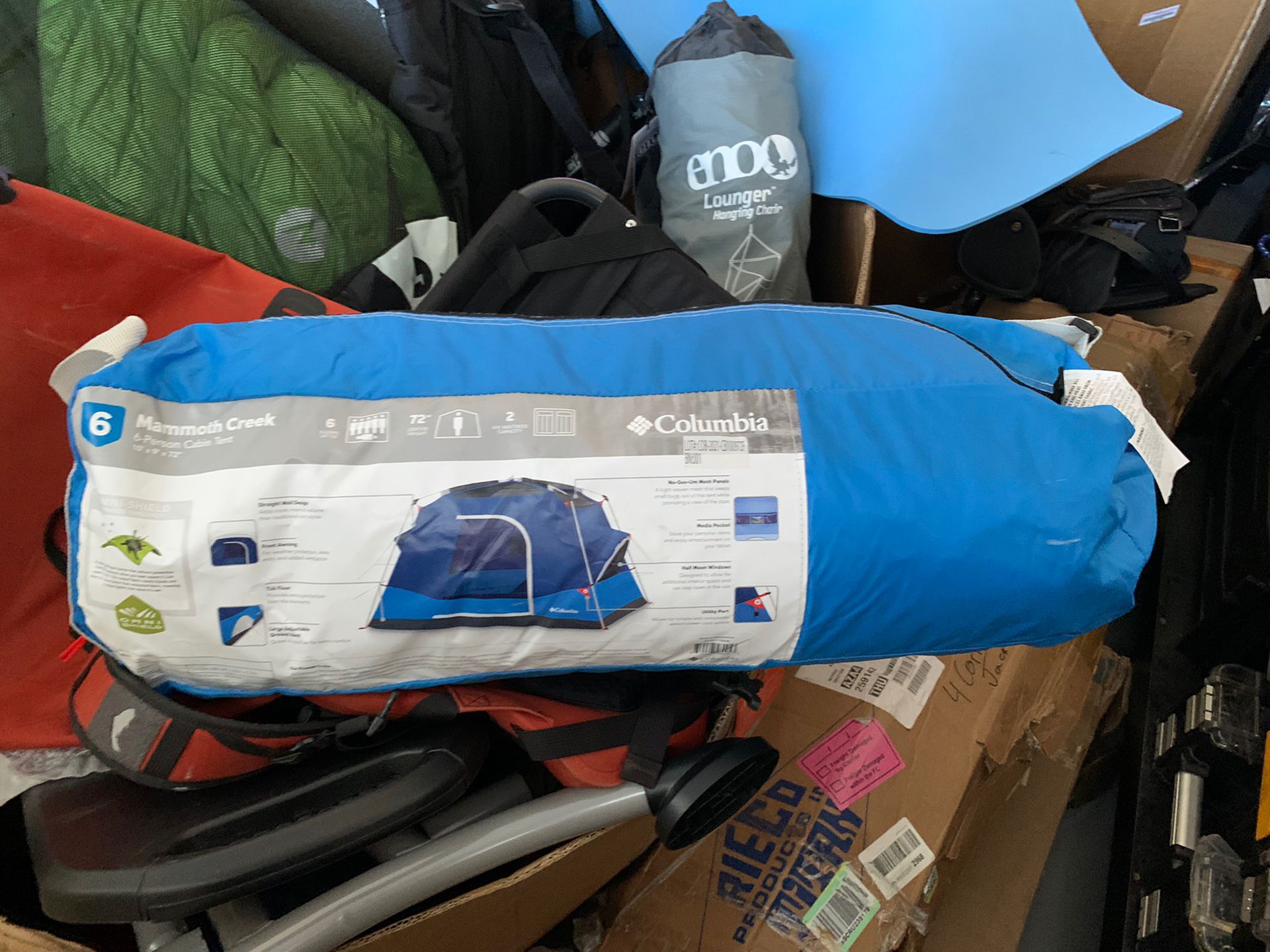 Columbia Mammoth Creek 6 Person Cabin Tent Sports And Outdoors Used Only One Time