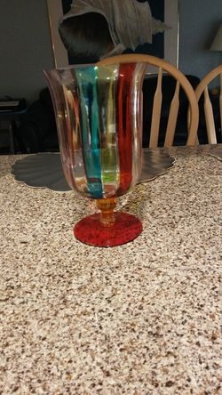 Iridescent vase