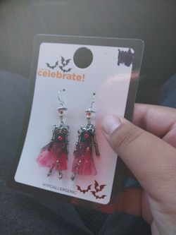 Pair of Halloween earrings