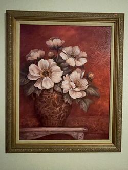 Framed Flower Art Print