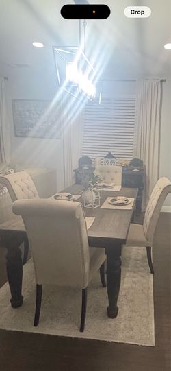 Dining table and side table
