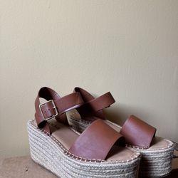 Brown Platform Sandals