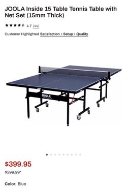 Ping pong table