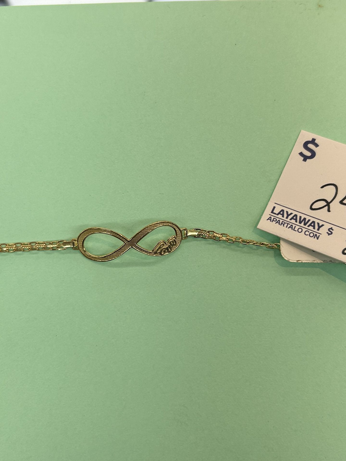 Fcp2344 10k Gold Infinity Bracelet 
