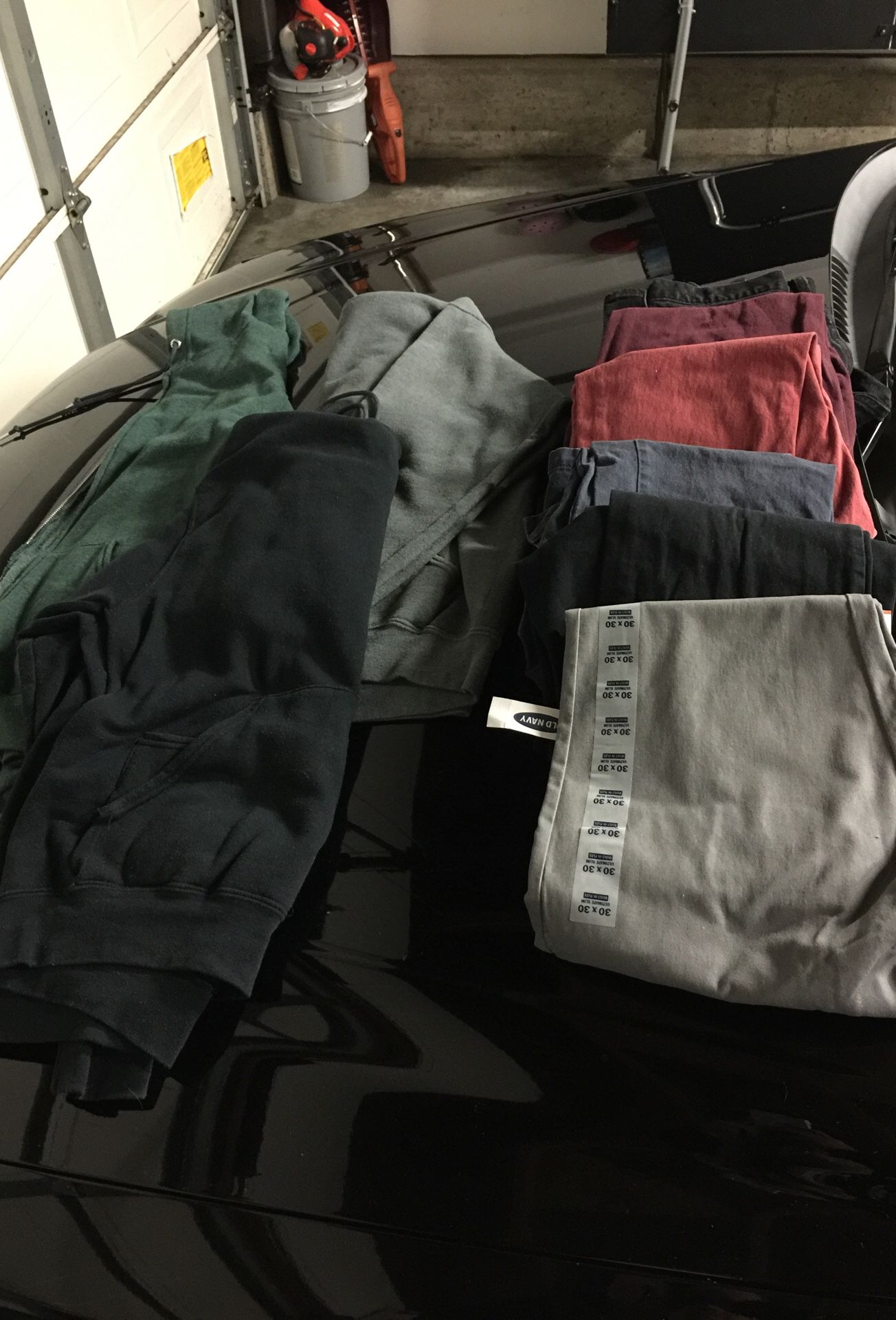 Pretty much new sweatshirts and old navy brand pants lot !!!!