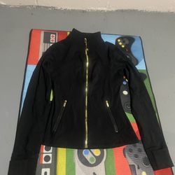 Lululemon Define Jacket Gold Zipper And Leggings Sz 4