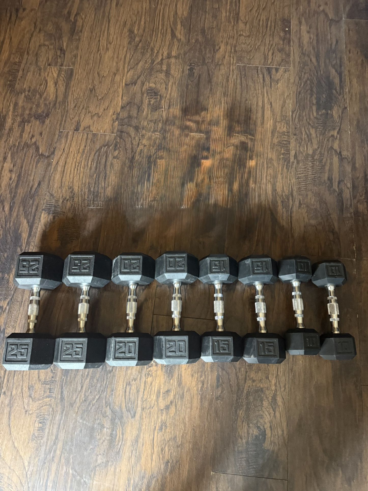 10-25 dumbbells For sale