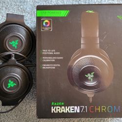 Razer Kraken 7.1 Chroma Surround Sound Gaming USB Headset RZ04-0125010