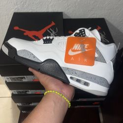 Jordan 4 White Cement Size 11  (MidCity/Culver City Area)