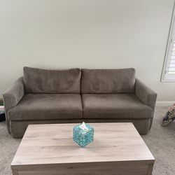 Living Space Dark Grey Couch 