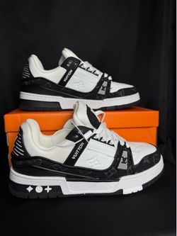 Luxury Black White Sneakers