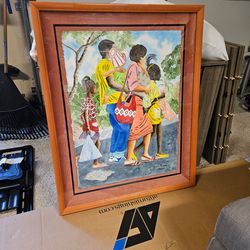 Africa Motif Framed Wall Art