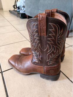 Ariat square boots