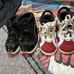 Jordan Bred 11 & Carmine 6
