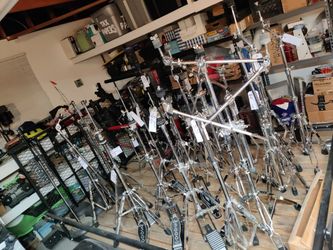 New And Used Drum Gear Cymbals Drum Sets Stands Thrones Snares Bass Pedals New Stuff Everyday