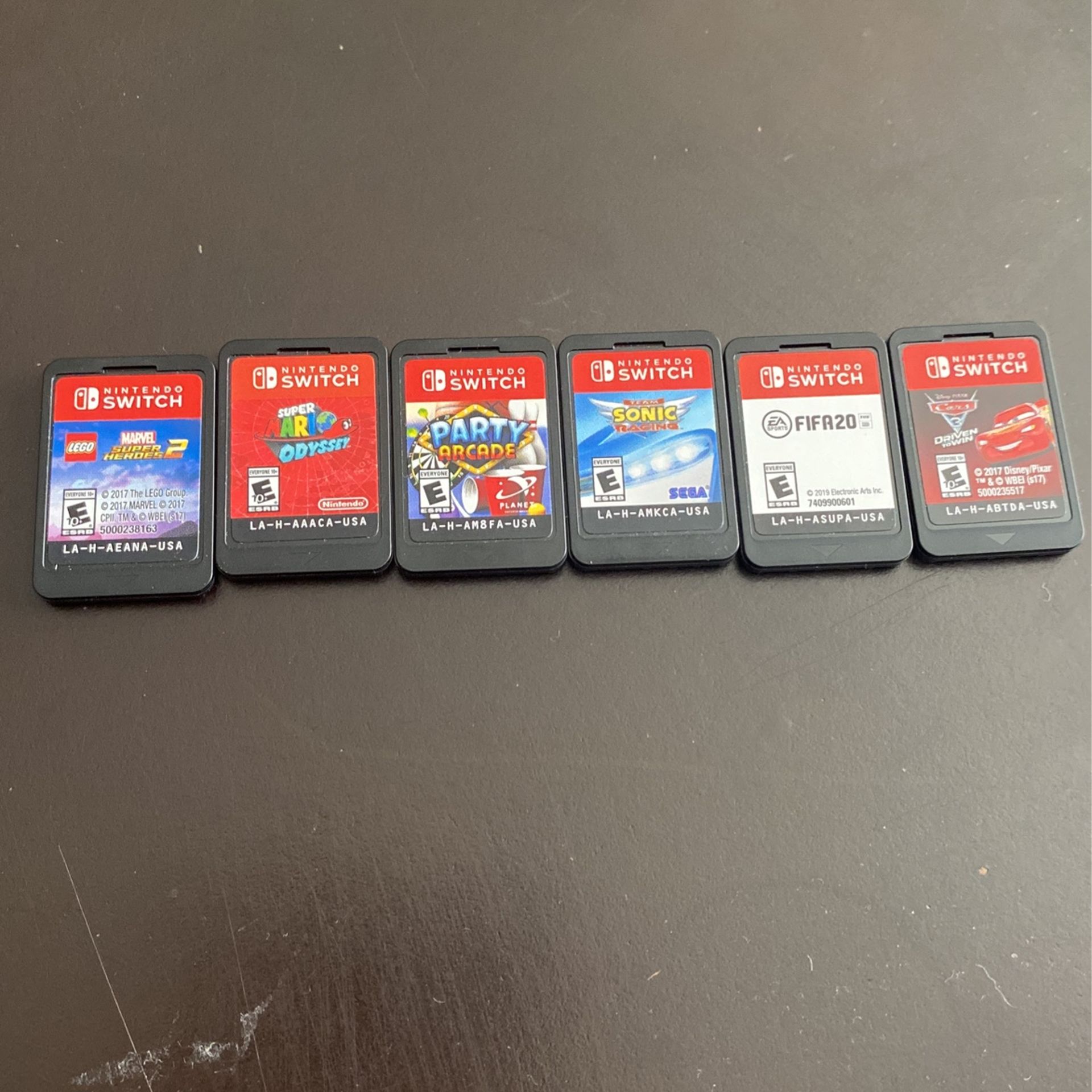 Nintendo Switch With Six Games And Accessories