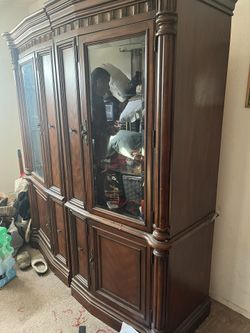 Big Cherry Wood Furniture Cabinets!