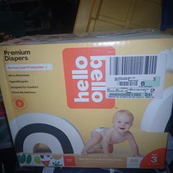 Box Of Hello Bello Sz 3 Diapers. +bonus Diapers.