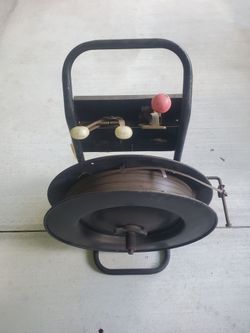 Heavy Duty Steel Strapping Cart & Tools