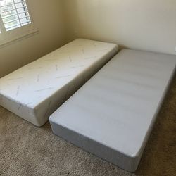 Twin Mattress & Spring Box 
