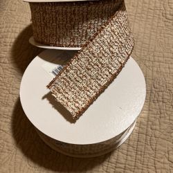 Ribbon:  Offray.  Labeled  as 2 1/2 X 10 Yds