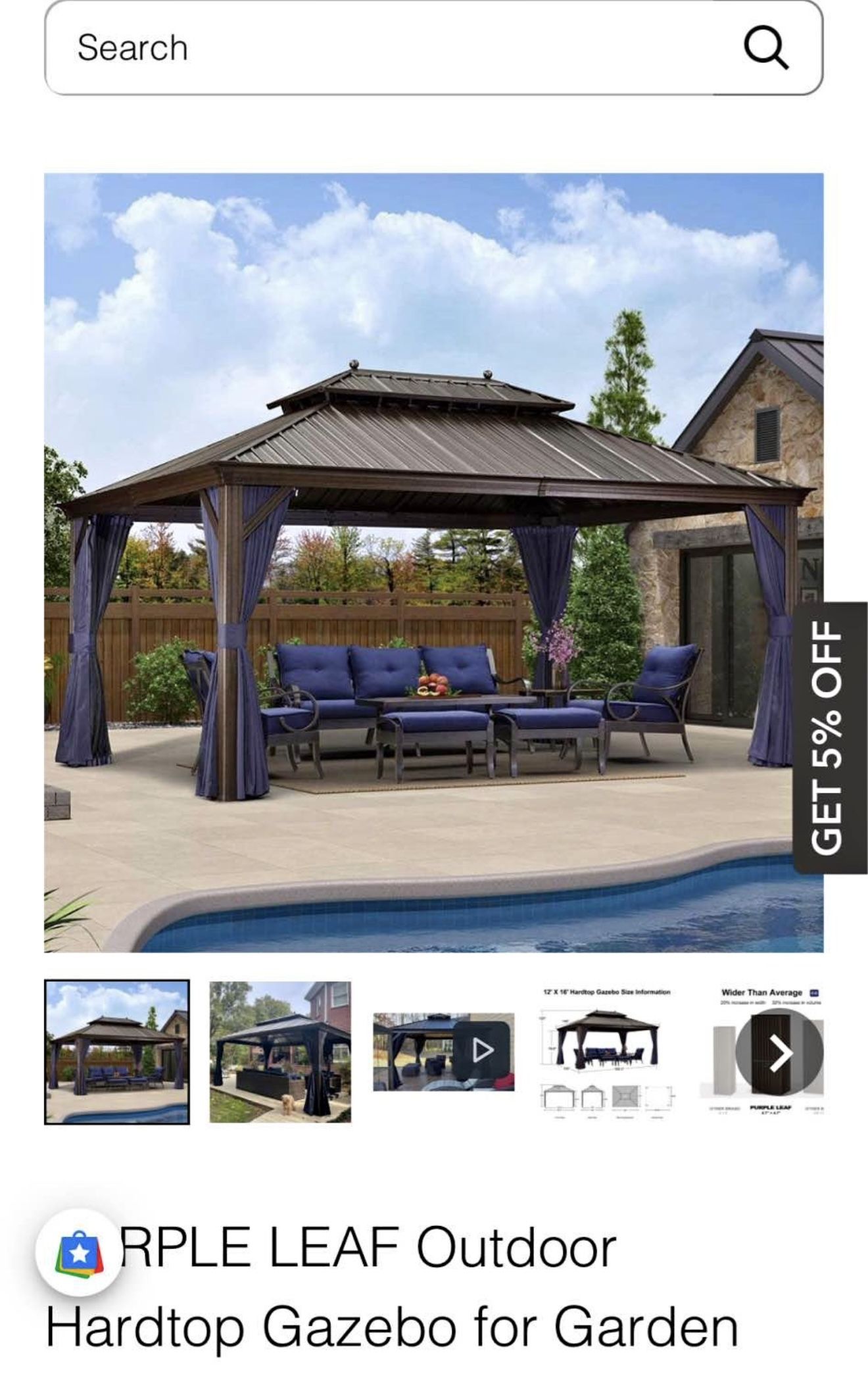 12x16 Gazebo