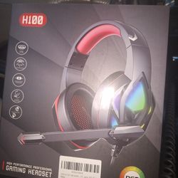 Gaming Headphones W/ Led.