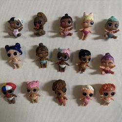 LOL Surprise Dolls Lil Sisters Lot 