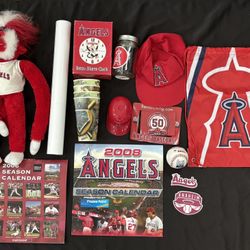 14 pc ANGELS baseball mixed collectibles lot #2