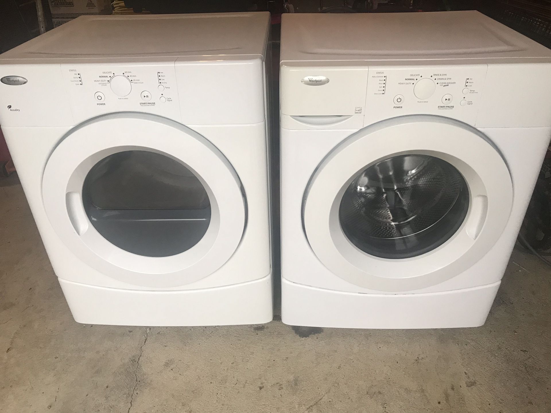 Whirlpool matching Washer and Dryer