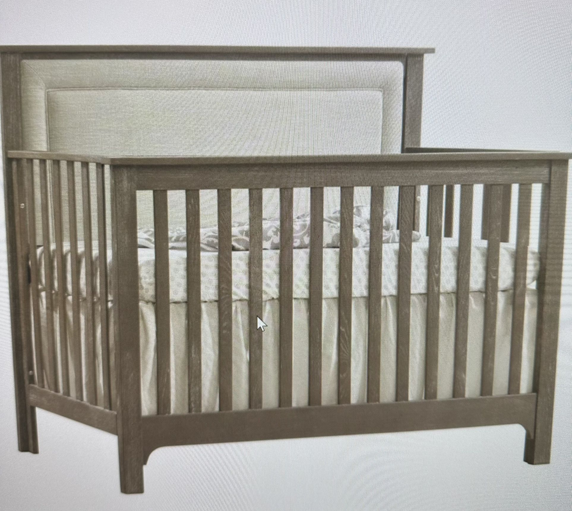5 In 1 Convertible Crib And Toddler Bed