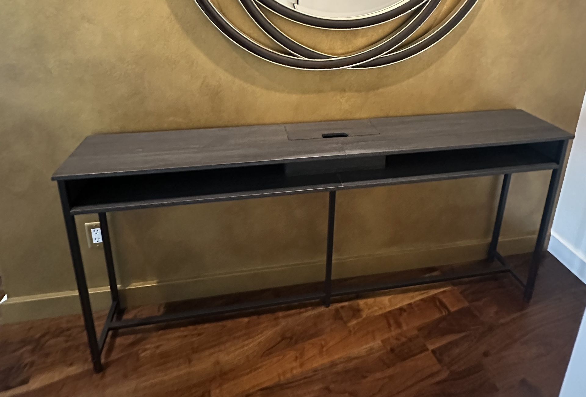 Entry/couch Console With AC & USB Hidden Outlet 